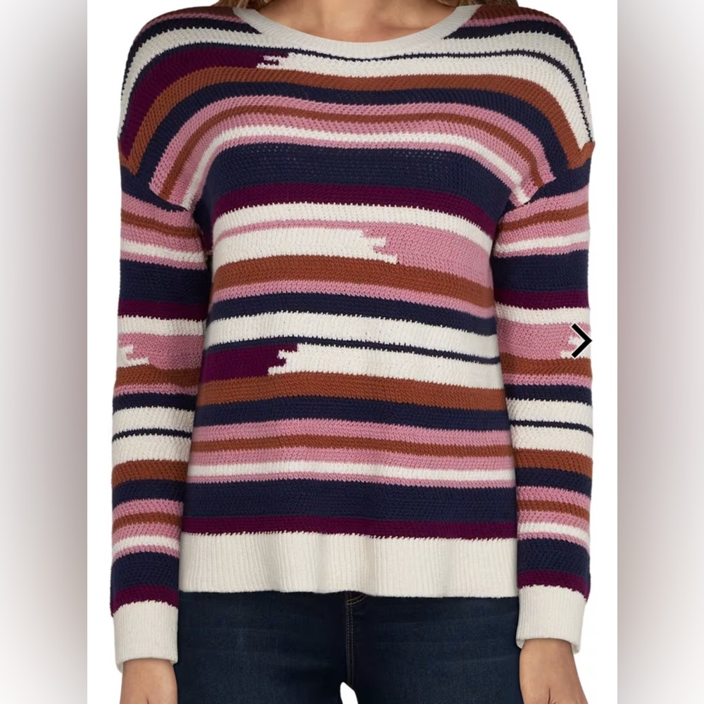Striped Multicolor Women's Sweater XL